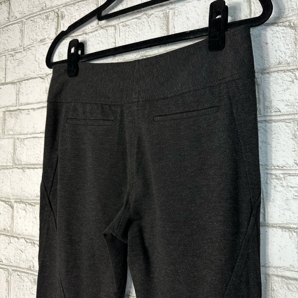 Diane von Furstenberg Gray Pants Slim Trousers Stretch Viscose Charcoal 6 - Picture 3 of 8